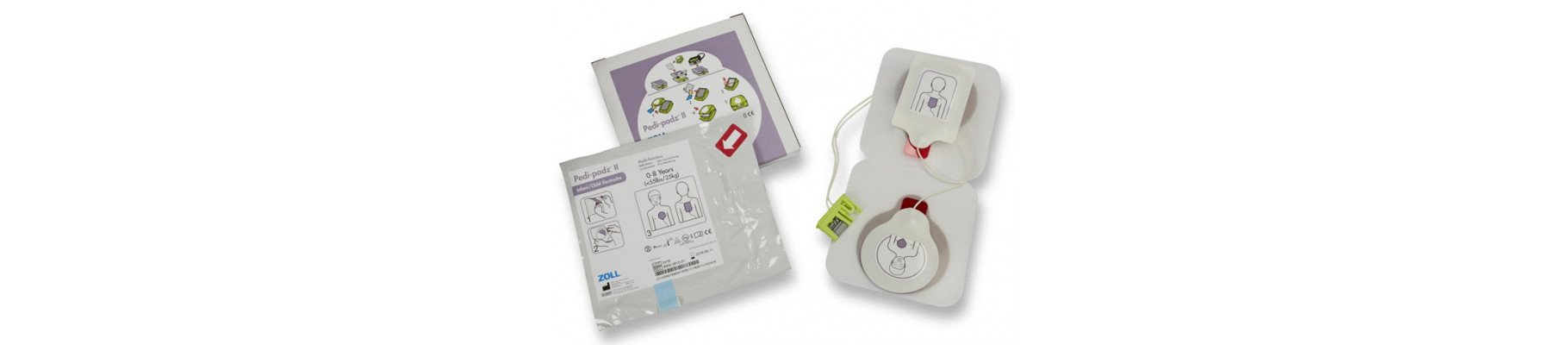 Electrodes pédiatriques Pedi-Padz ZOLL AED Plus
