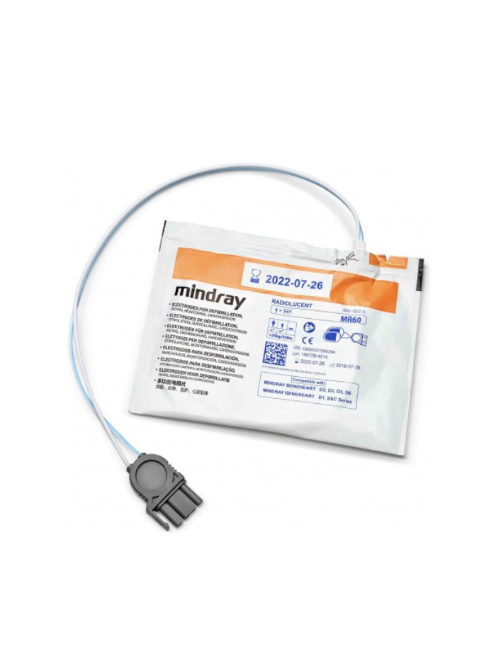 Électrodes mixtes pour défibrillateurs Mindray C1A/C2 Électrodes mixtes pour défibrillateurs Mindray C1A/C2